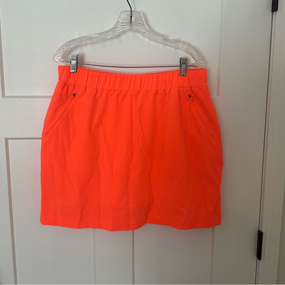 Lou & Grey coral golf tennis athletic skort size L